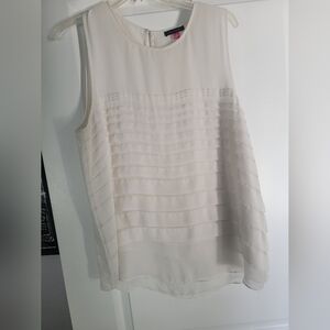 Vince Camuto Cream Sleeveless Top